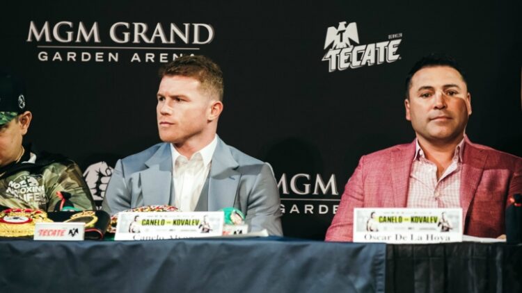 Saùl –Canelo-Alvarez y Oscar de la Hoya